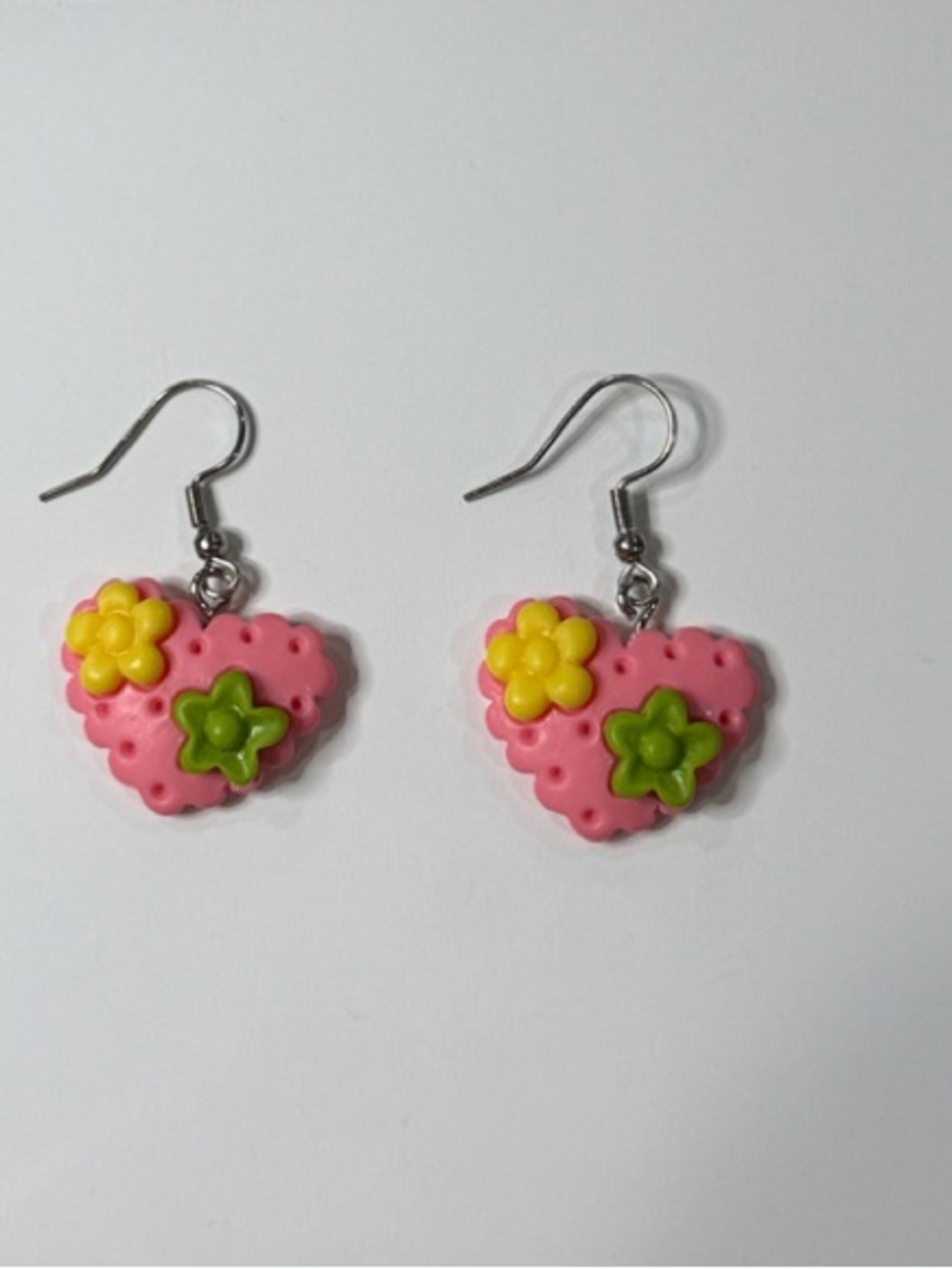 ✨ 5 for $30 Earring Bar ✨  Pink Heart Earrings • Kawaii Fun Jewelry